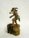 Native American Hopi Carved White Bear (Hon) Powerful Healer Katsina Doll by Milton Howard