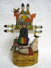 Native American Hopi Carved Butterfly Maiden (Palhik Mana) Dancer Katsina Doll by Milton Howard